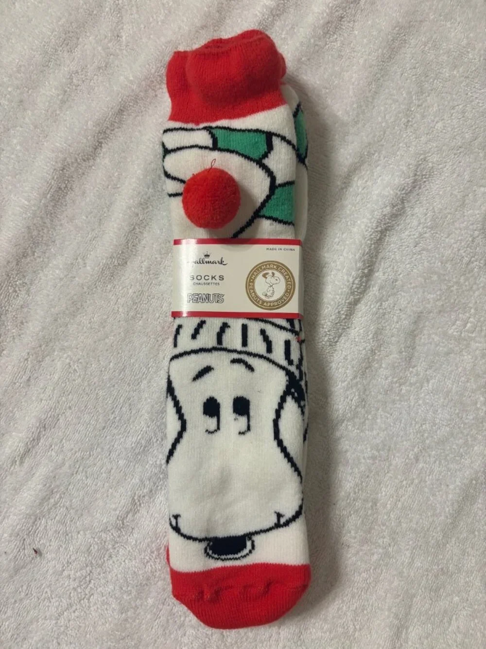Hallmark Peanuts Snoopy Slipper Socks - NWT